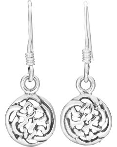 Sterling Silver Celtic knot drop earring