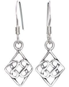 Sterling Silver Celtic drop earrings