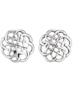 Sterling Silver Celtic Knot Stud Earrings
