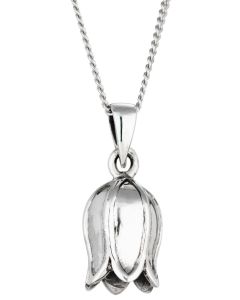 Sterling Silver Scottish Bluebell Necklace