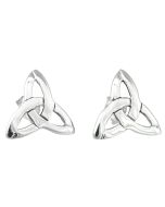 Sterling Silver Celtic Trilogy Trinity Knot Stud Earrings