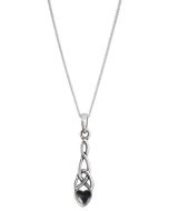 Sterling Silver Welsh Lovespoon Necklace
